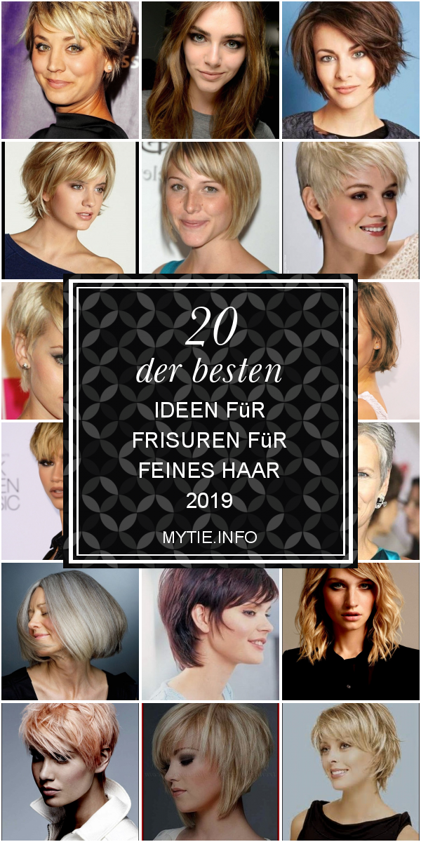 20 Der Besten Ideen Für Frisuren Für Feines Haar 2019